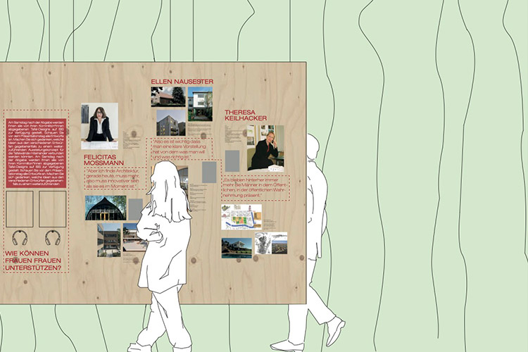 Katjuschka Owusu & Hannah Steinborn's winning exhibition design